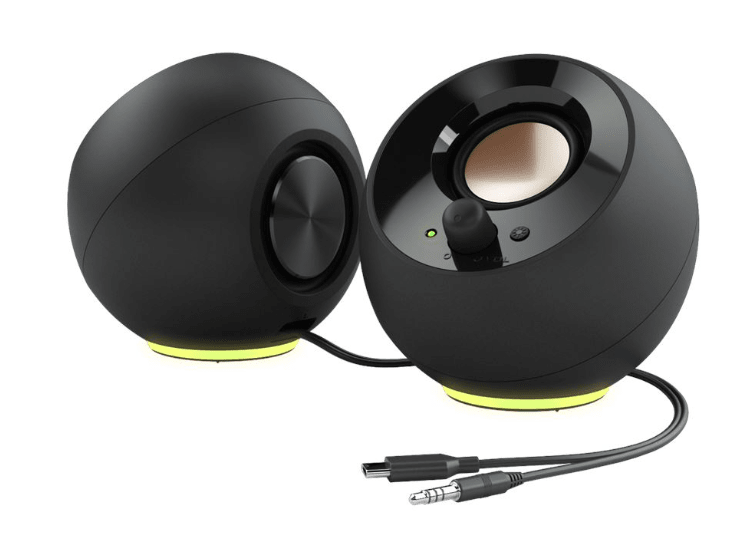 PARLANTE CREATIVE PEBBLE SE RGB 2.0 3.5MM USB-POWER NEGRO (51MF1725AA000) (NT8)2