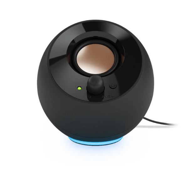 PARLANTE CREATIVE PEBBLE SE RGB 2.0 3.5MM USB-POWER NEGRO (51MF1725AA000) (NT8)3