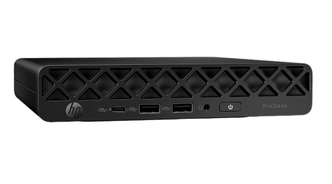 COMPUTADORA HP PRODESK 4 MINI AI G1I, CORE ULTRA 5-225T, 16GB, 512GB, W11PRO (D7SA8AT) (NT6)1