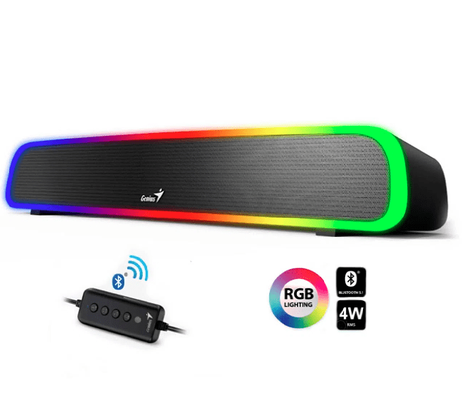PARLANTE GENIUS USB SOUNDBAR 200BT RGB (31730045400)3