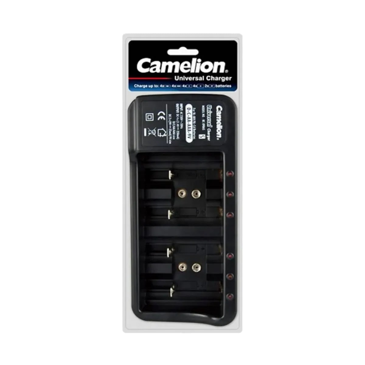 CARGADOR DE PILAS CAMELION D/C/AA/AAA/9V (BC-0906SM) 0