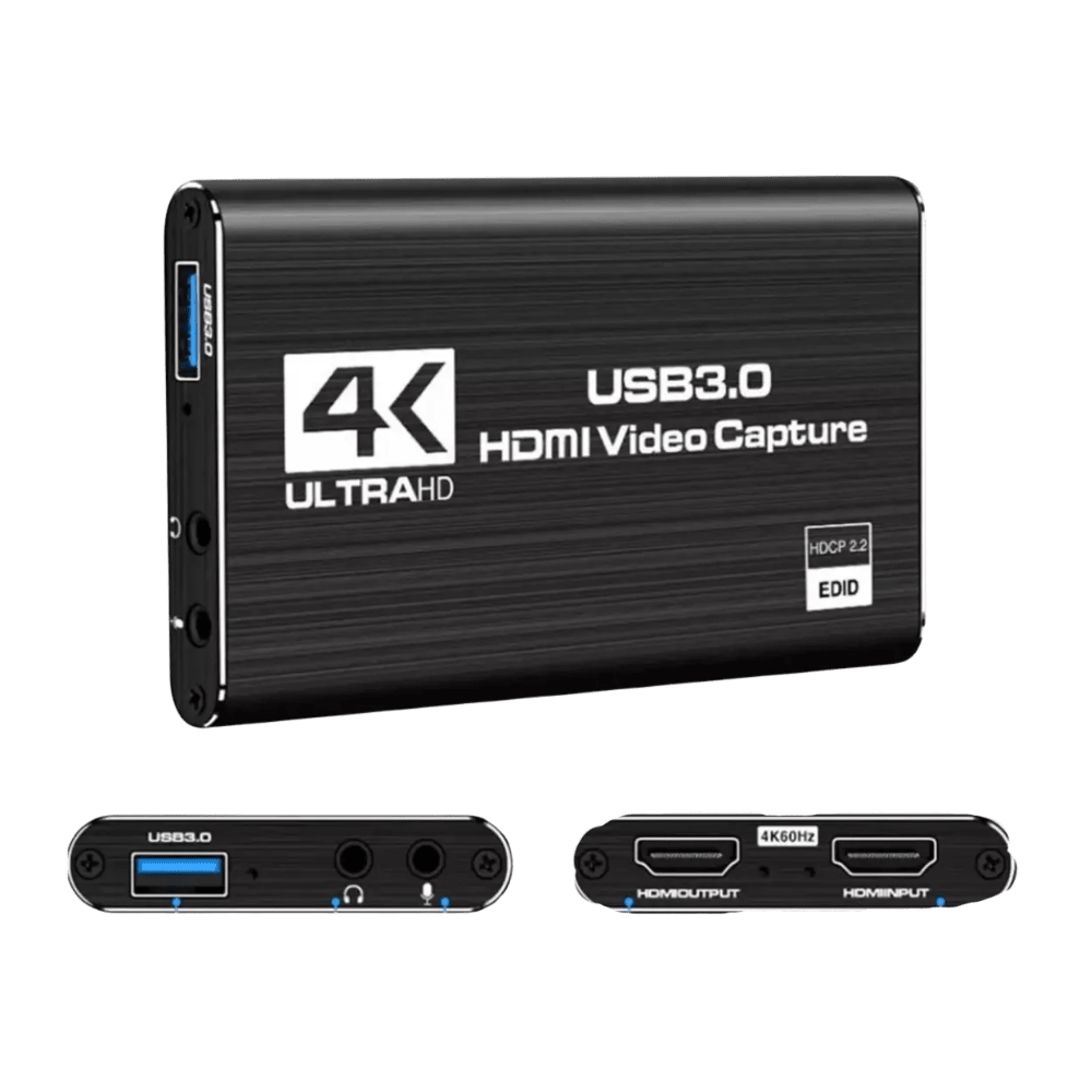CAPTURADOR DE VIDEO 4K HDTV USB 3.0, LINUX / WINDOWS/ MAC (NT30)2