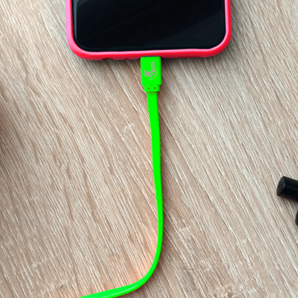 CABLE DE CARGA XTECH USB-A A LIGHTNING, VERDE, 1M (XTG-236)2