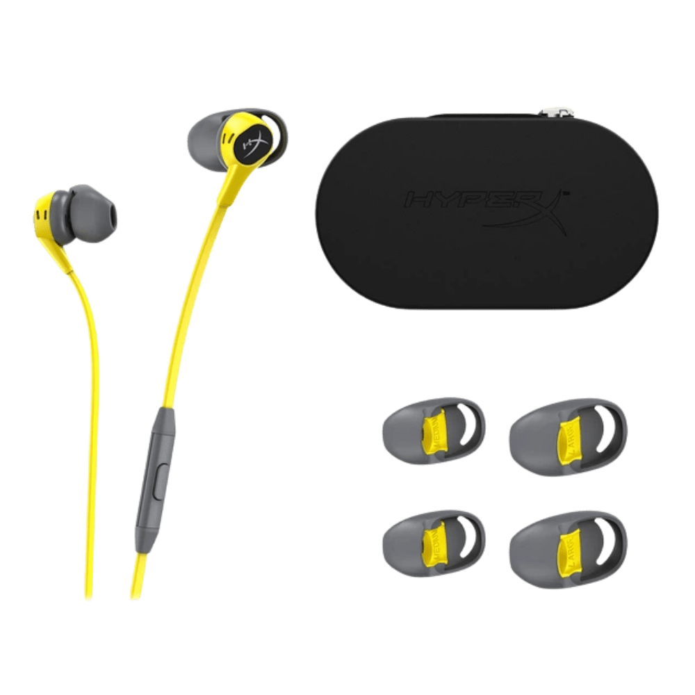 AUDIFONOS HYPERX CLOUD EARBUDS AMARILLO (HEPE1-MA-YL/G)3