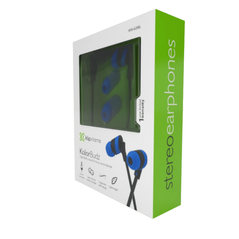 AUDIFONOS KLIP XTREME KOLORBUDZ AZUL (KHS-625BL)3