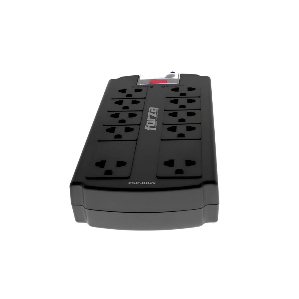 SUPRESOR DE PICOS FORZA AC 110/240 V 1080JOULES X 10 (FSP-10UN)3