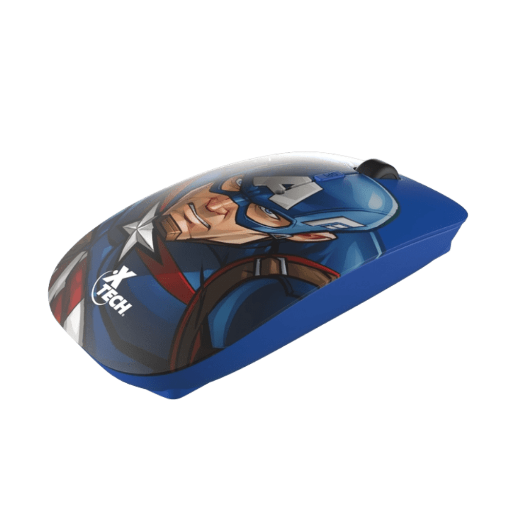 MOUSE INALAMBRICO XTECH EDICION CAPITAN AMÉRICA (XTM-M340CA)2