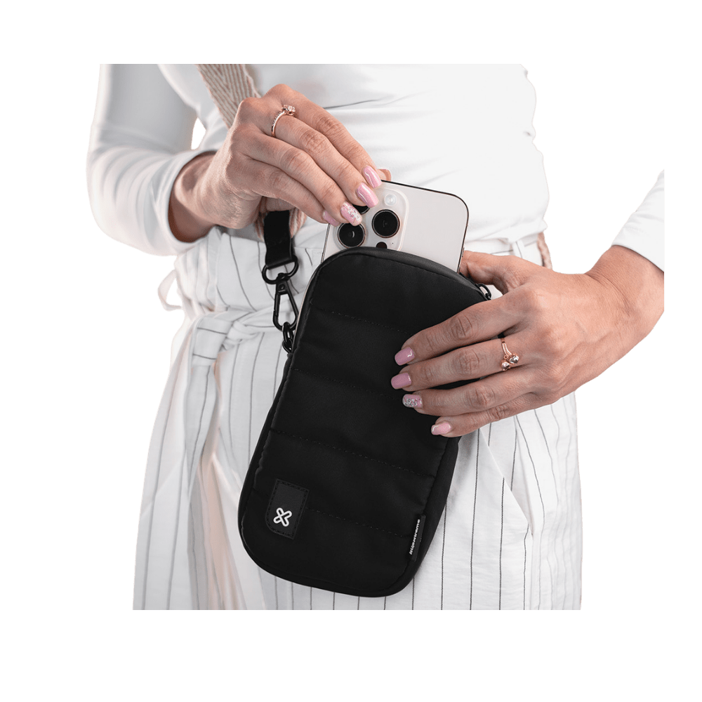 BOLSO KLIP XTREME ADA PHONE BAG NEGRO CON BEIGE (KCB-450)3