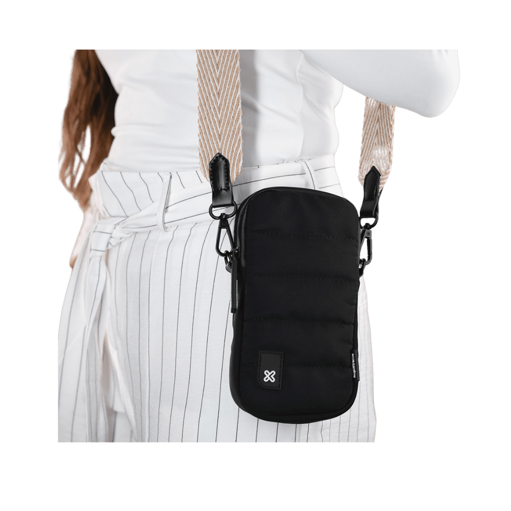 BOLSO KLIP XTREME ADA PHONE BAG NEGRO CON BEIGE (KCB-450)4