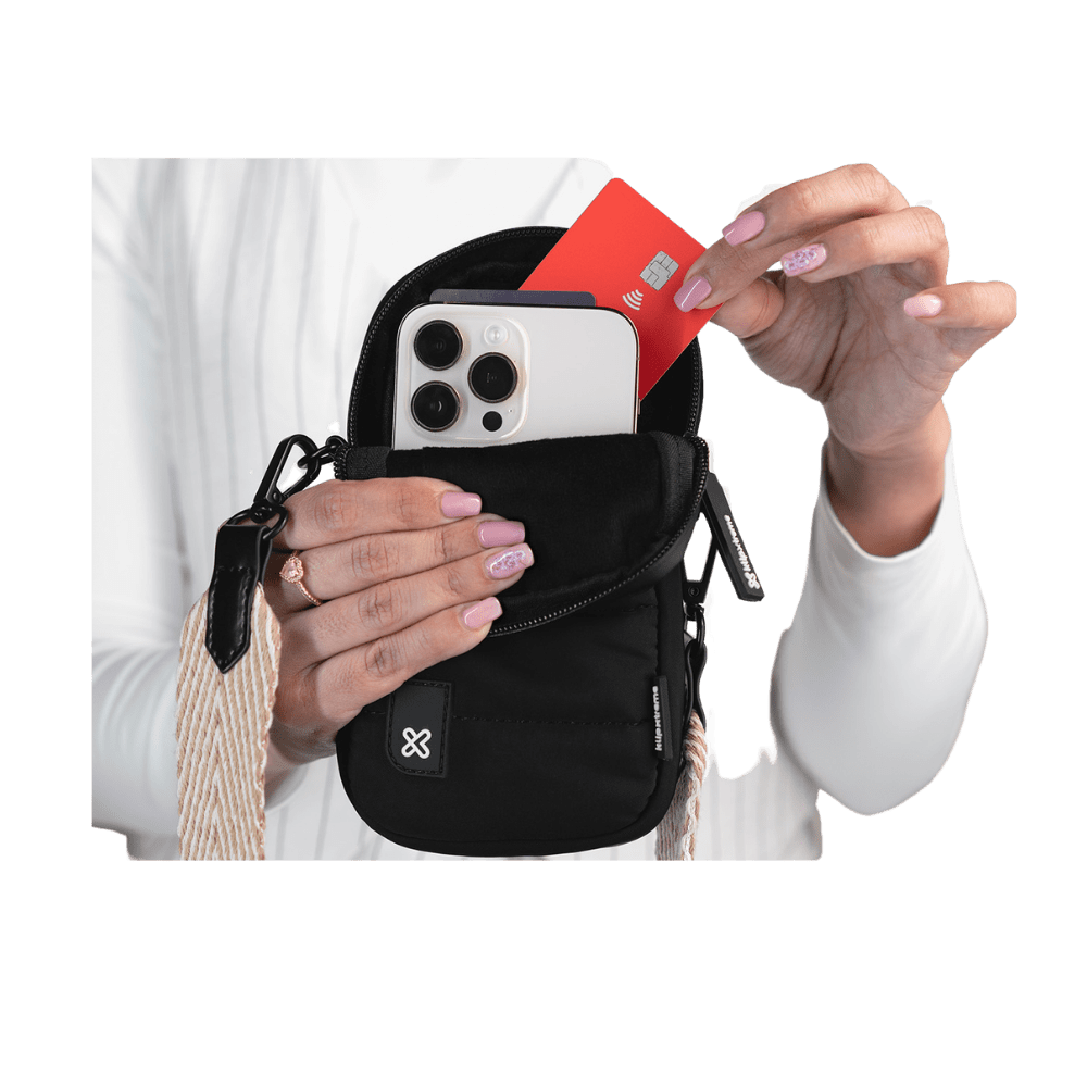BOLSO KLIP XTREME ADA PHONE BAG NEGRO CON BEIGE (KCB-450) 1