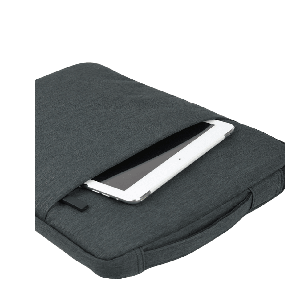 FUNDA PARA LAPTOP KLIP XTREME 14 ACOLCHADA CON ASA Y BOLSILLO AZUL  (KNS-418BL)2