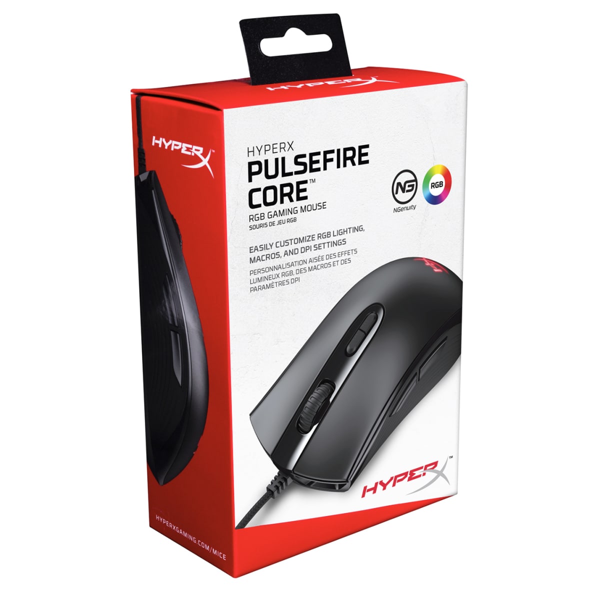 MOUSE GAMER HYPERX PULSEFIRE CORE RGB (HX-MC004B)8
