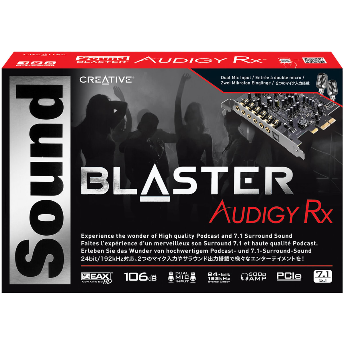 TARJETA SONIDO CREATIVE PCIE BLASTER RX 7.1 (70SB155000001)3