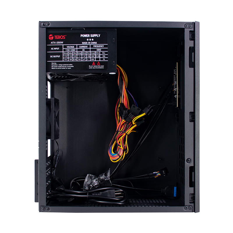 CASE TEROS MICRO ATX TE-1034S 250W BK (TE-1034S) NT41