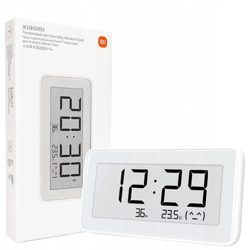 RELOJ XIAOMI CON MONITOR DE TEMPERATURA Y HUMEDAD (LYWSD02MMC) 0