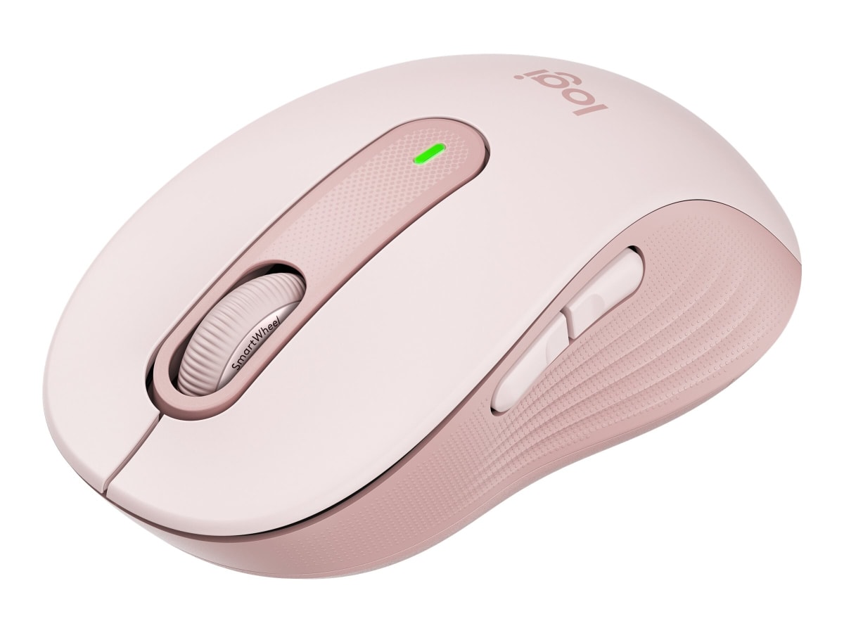 MOUSE LOGITECH SIGNATURE M650 SILENT INALAMBRICO ROSA (910-006251)1