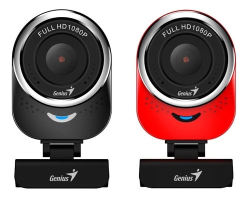 CAMARA WEB GENIUS QCAM 6000 FHD 1080 P USB RED ( 32200002408) (NT8)3