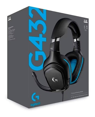AURICULAR LOGITECH G432 BLACK GAMING 7.1 (981-000769)3
