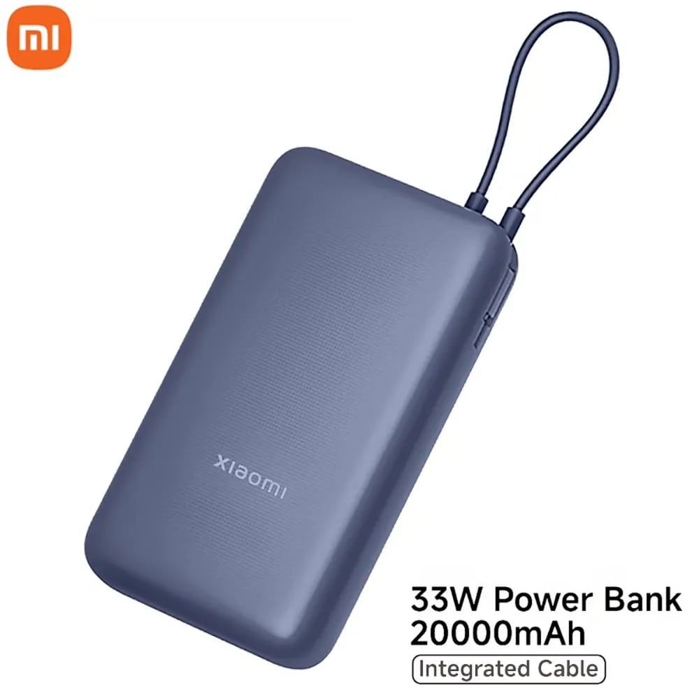 BATERIA PORTATIL RECARGABLE PB2030MI XIAOMI 33W 20000MAH (CN0600006BU8) (NT2)3