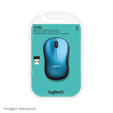 MOUSE LOGITECH M185 AZUL WIRELESS USB (910-003636)3
