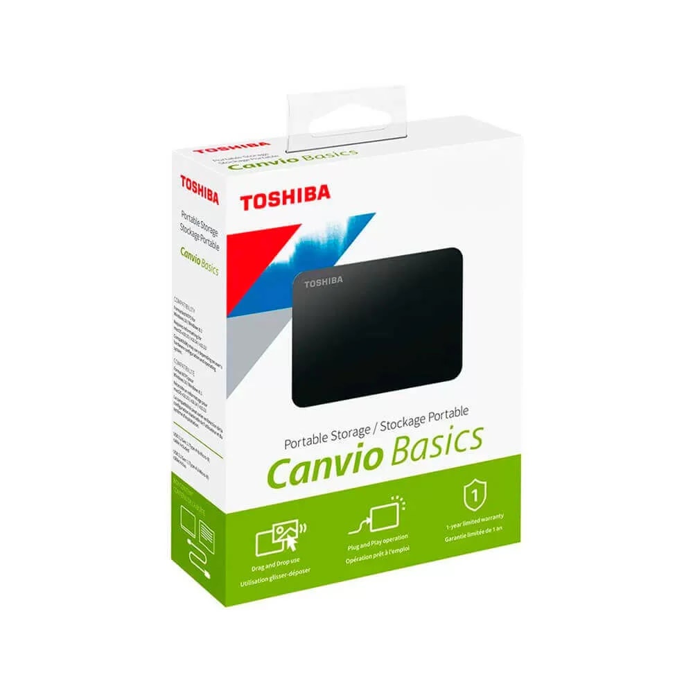 DISCO DURO EXTERNO TOSHIBA 4TB CANVIO BASICS (HDTB540XK3CA) (NT4)2