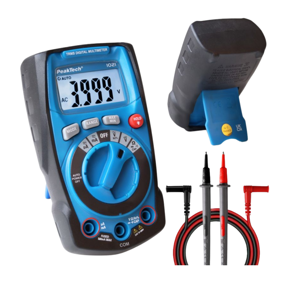 MULTIMETRO DIGITAL P1021 PEAKTECH PORTATIL  4000 COUNTS (P1021)2
