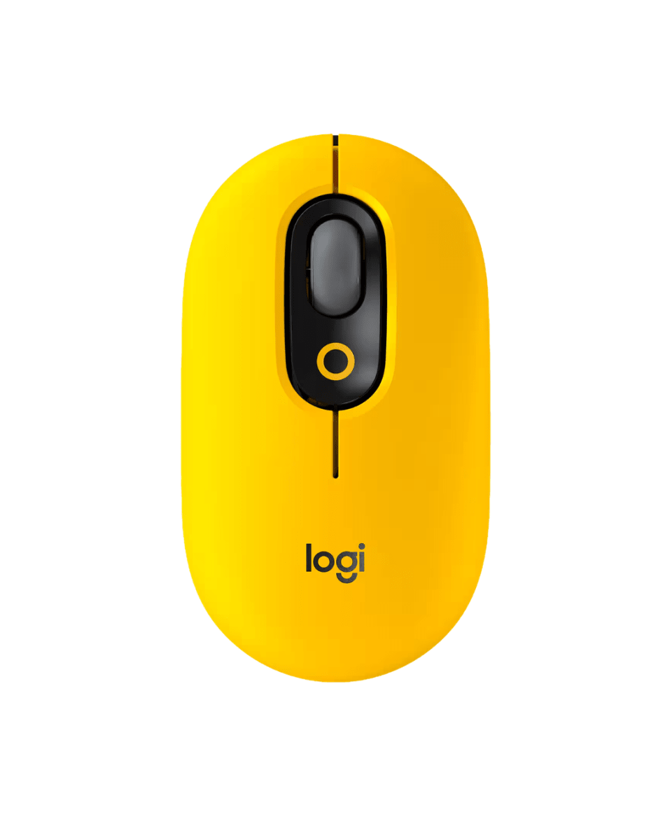MOUSE LOGITECH POP BLUETOOTH NEGRO/AMARILLO (910-006543) (NT8) 2