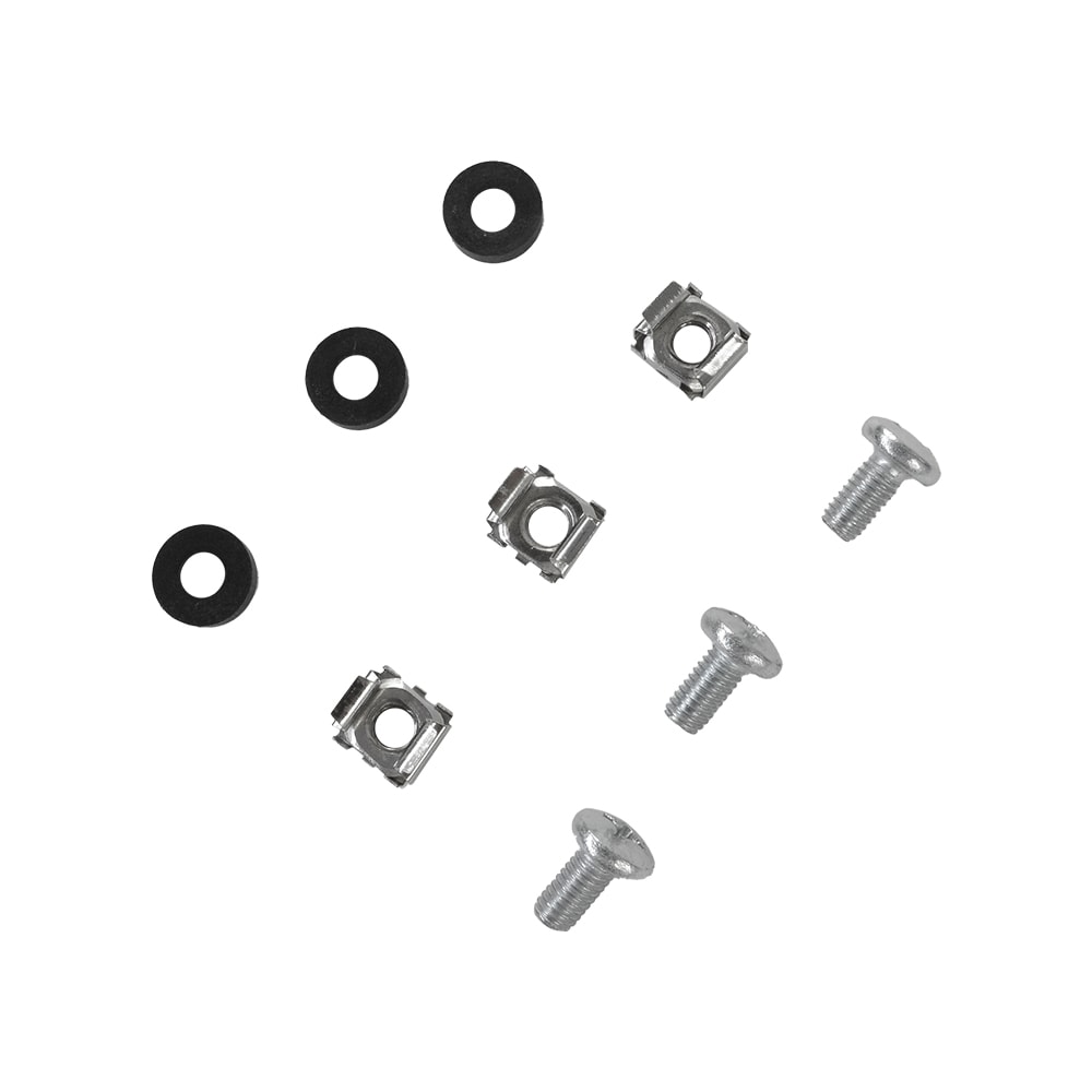 KIT DE TORNILLOS Y TUERCAS QUEST EN CANASTILLA PARA GABINETE (PQX100 JGO) (DK-05112129-100U) (NT1)2