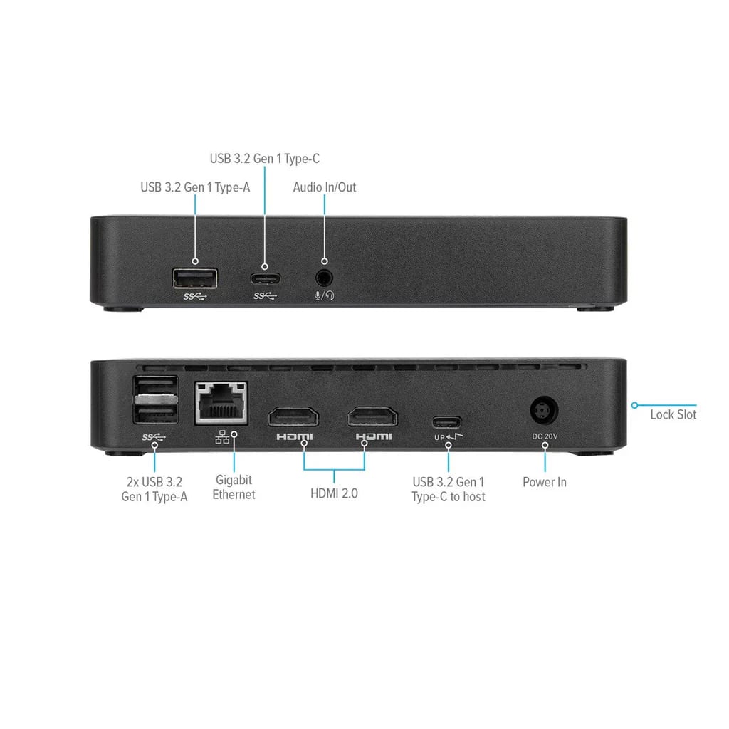 DOCKING STATION TARGUS USB-C HDMI ETH 3.5MM 65W (DOCK310-A) (NT8)6