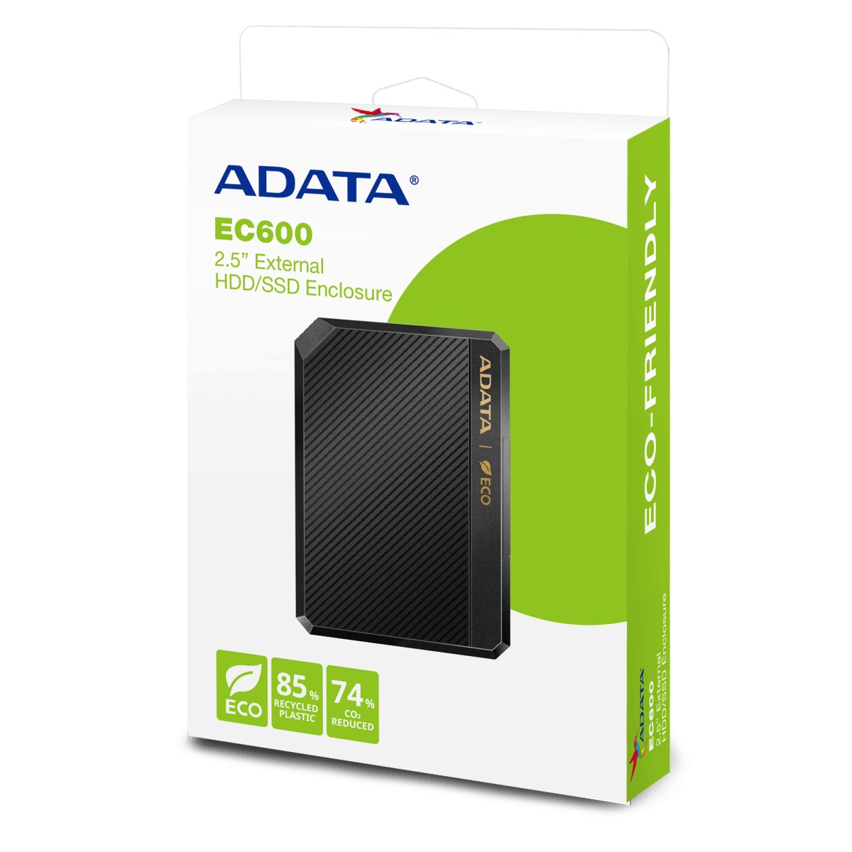 CARCASA EXT ENCLOSURE PARA SSD SATA (EC600-BCBK)1