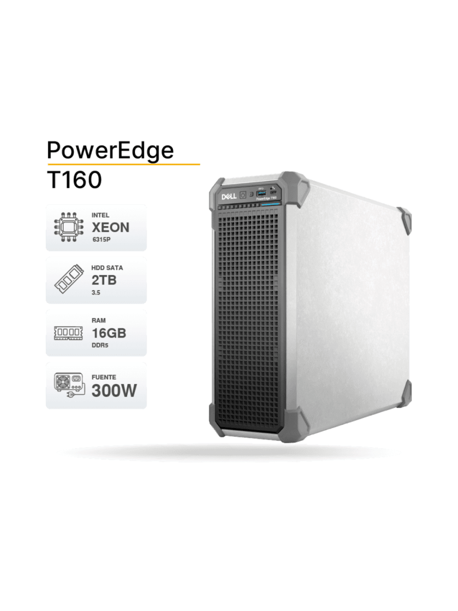 SERVIDOR DELL POWEREDGE T160 (T160FY26Q2) (NT3) 0