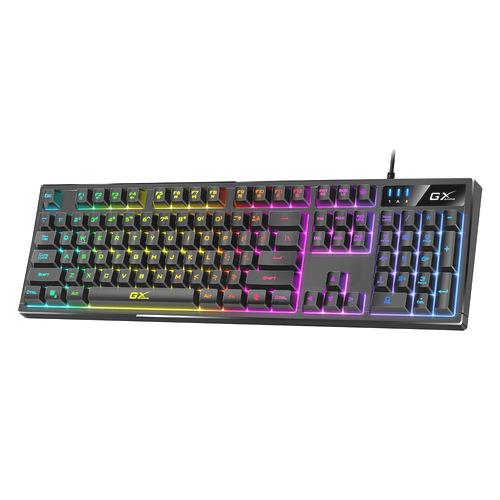 TECLADO GENIUS GX SCORPION K7 AI COPILOT GAMING RGB MACRO USB SP NEGRO (31310054401) NT82