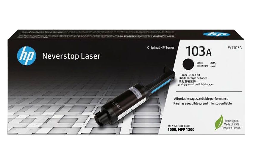 KIT DE RECARGA TONER HP 103A NEGRO ORIGINAL LASER (W1103A) 0