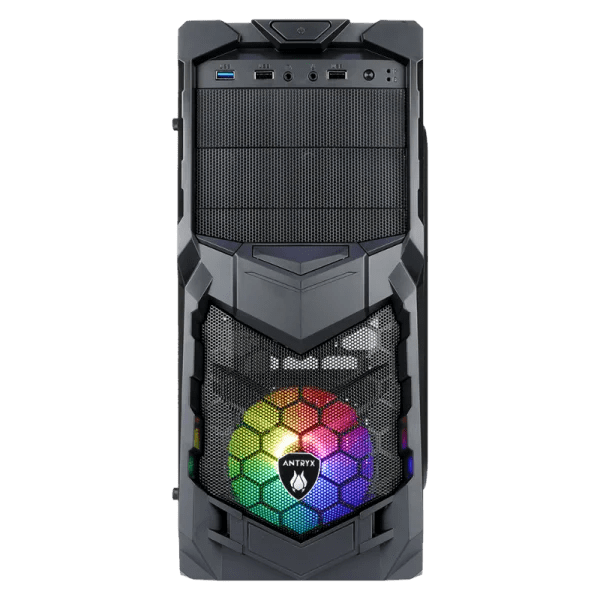 CASE C/FUENTE 350W ANTRYX ELEGANT 670, C/VENTANA, USB3.0 (AC-E670P-350CP) (NT21)2