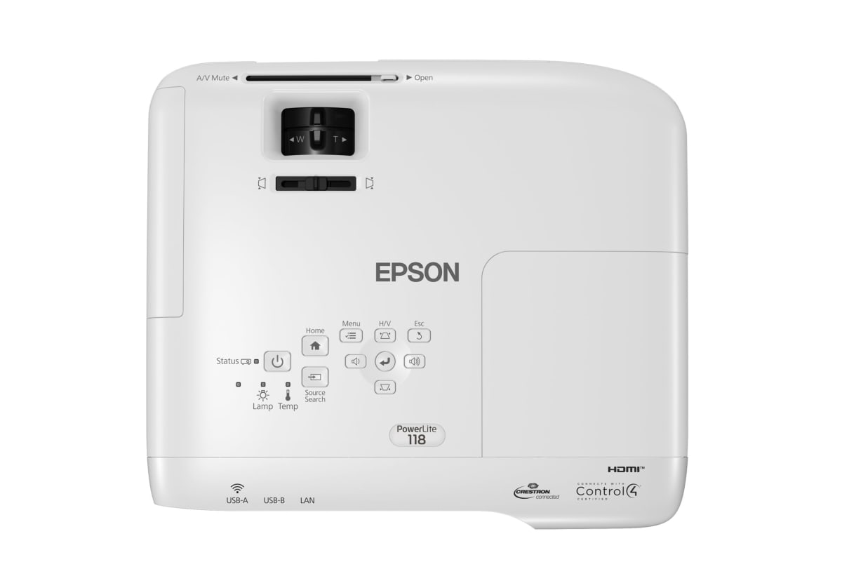 PROYECTOR EPSON POWERLITE 118W 3,800 LÚMENES WXGA (V11HA03020) (NT6)4