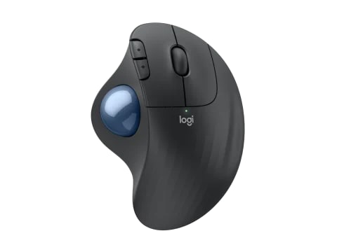MOUSE LOGITECH ERGO M575S TRACKBALL SILENT WIRELESS BOLT/BLUETOOTH USB-A BLACK (910-007031) (NT8) 0