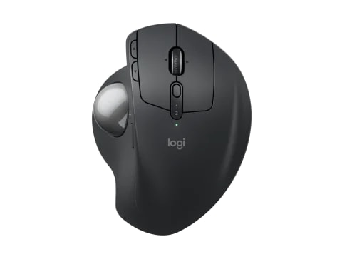 MOUSE LOGITECH MX ERGO S ADVANCED TRACKBALL WIRELESS BOLT/BLUETOOTH USB-C BLACK (910-007261) (NT8) 0