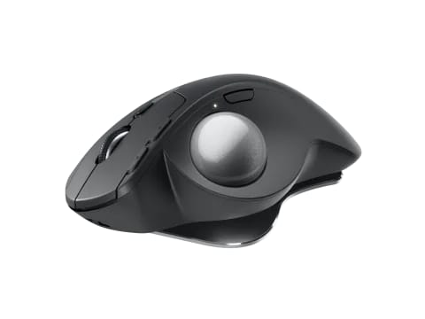 MOUSE LOGITECH MX ERGO S ADVANCED TRACKBALL WIRELESS BOLT/BLUETOOTH USB-C BLACK (910-007261) (NT8)4