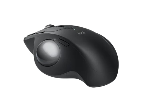 MOUSE LOGITECH MX ERGO S ADVANCED TRACKBALL WIRELESS BOLT/BLUETOOTH USB-C BLACK (910-007261) (NT8)2