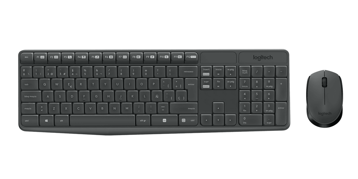 KIT TECLADO Y MOUSE LOGITECH MK235 INALAMBRICO (920-007901) NT8 2