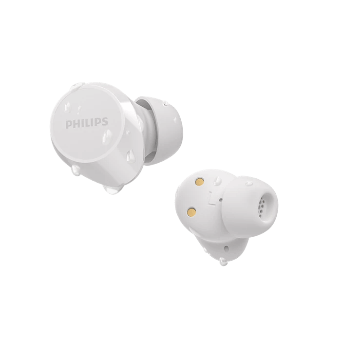 AUDÍFONOS INALÁMBRICOS PHILIPS CON MICROF. USB-C TACTIL BLANCO (TAT1209WT) (NT8)4