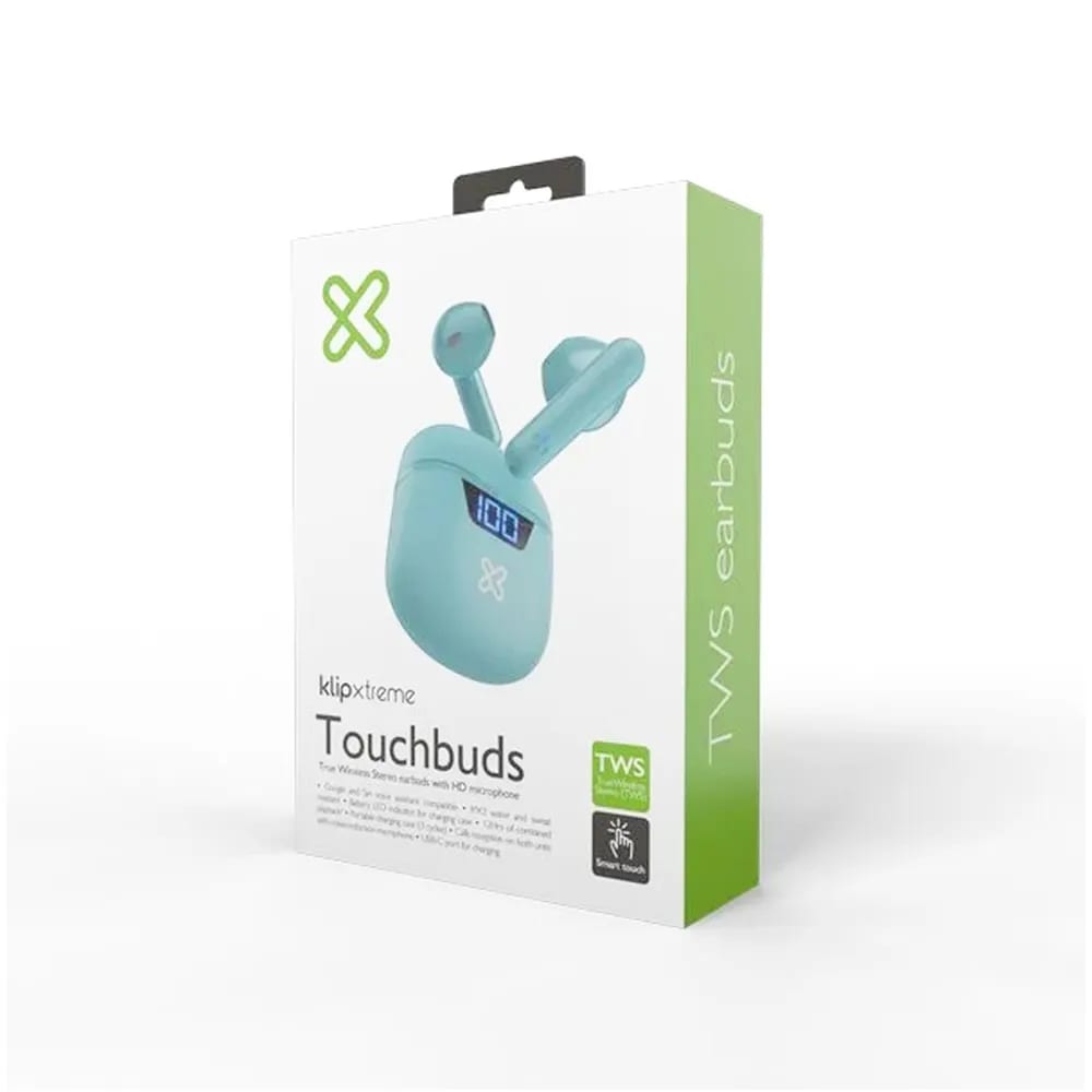 AUDIFONOS KLIP XTREME TOUCHBUDS INALÁMBRICOS (KTE-006AQ)4