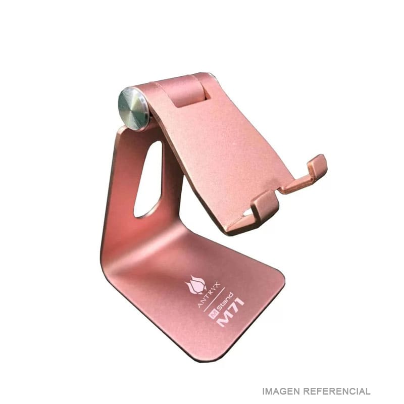 SOPORTE P/CELULAR & TABLET ANTRYX M71 ROSE GOLD, ALUMINIO (AMS-M71RG) (NT21) 0