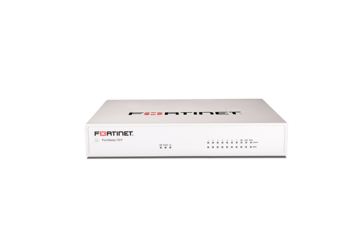 FIREWALL FORTINET FORTIGATE 70F 1Y FORTICARE + FORTIGUARD (FG-70F-BDL-809-12) (NT9)1