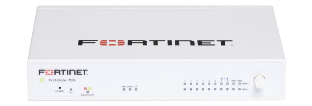 FORTIGATE-70G HARDWARE PLUS 1 YEAR FORTICARE PREMIUM AND FORTIGUARD (UTP) (FG-70G-BDL-950-12) (NT9)3