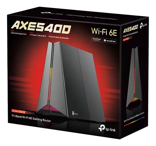 ROUTER GAMING TP-LINK ARCHER GXE75 AXE5400 3BAND 4 ANTENAS (Archer GXE75) (NT6)3