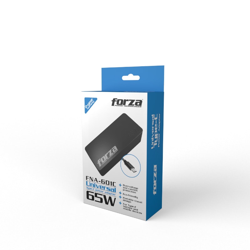 ADAPTADOR UNIVERSAL DE 65W  USB-C 110V/220V (FNA-601C)2