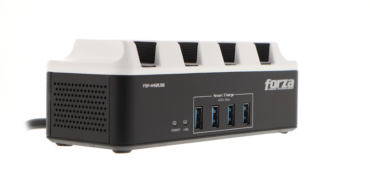 ESTACIÓN DE CONEXIÓN Y CARGA FORZA FSP 4412USB 0
