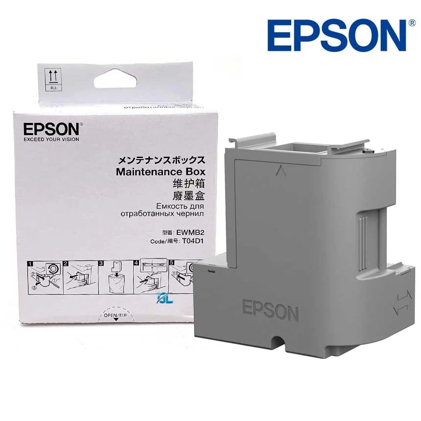 CAJA DE MANTENIMIENTO EPSON EWMB2 T04D100 P/L6270 L6171 L14150 M2170 M3170 (C13T04D100) (NT4) 1