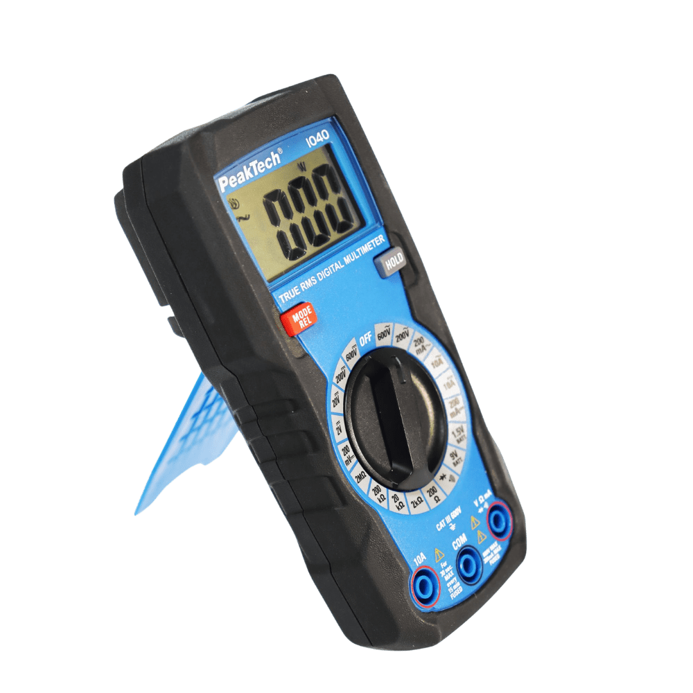 MULTIMETRO DIGITAL P1040 PEAKTECH PORTATIL 2000 COUNTS 600V AC/DC - 10A AC/DC (P1040)2